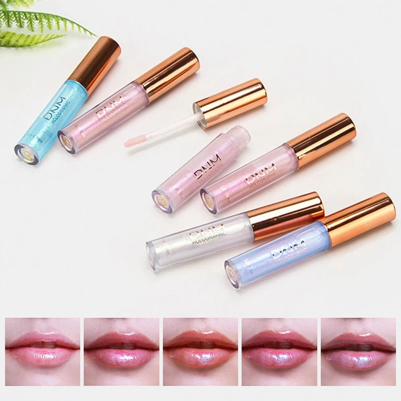 

【WHB】Glitter Lip Gloss, Shimmering Moisturizing Eyeshadow Liquid Long-Lasting Sparkling Face Highlighter, Adult Makeup For Dance