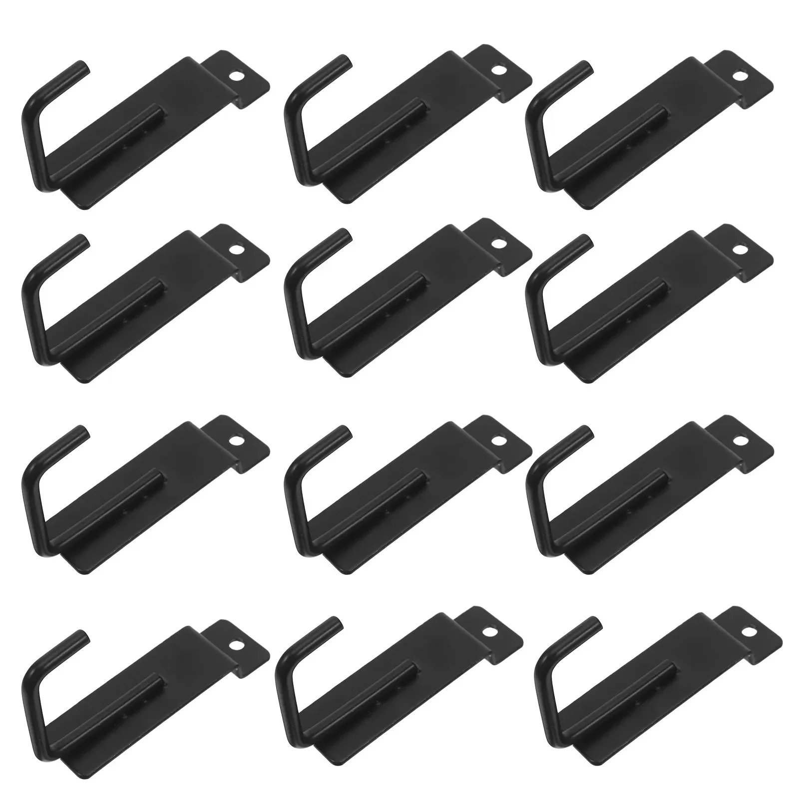 yes15Pcs Metal Garage Organizer Hooks Heavy Duty Iron Slat Wall Utility Tool Storage Hooks Retail Store Display Candy Display Ra