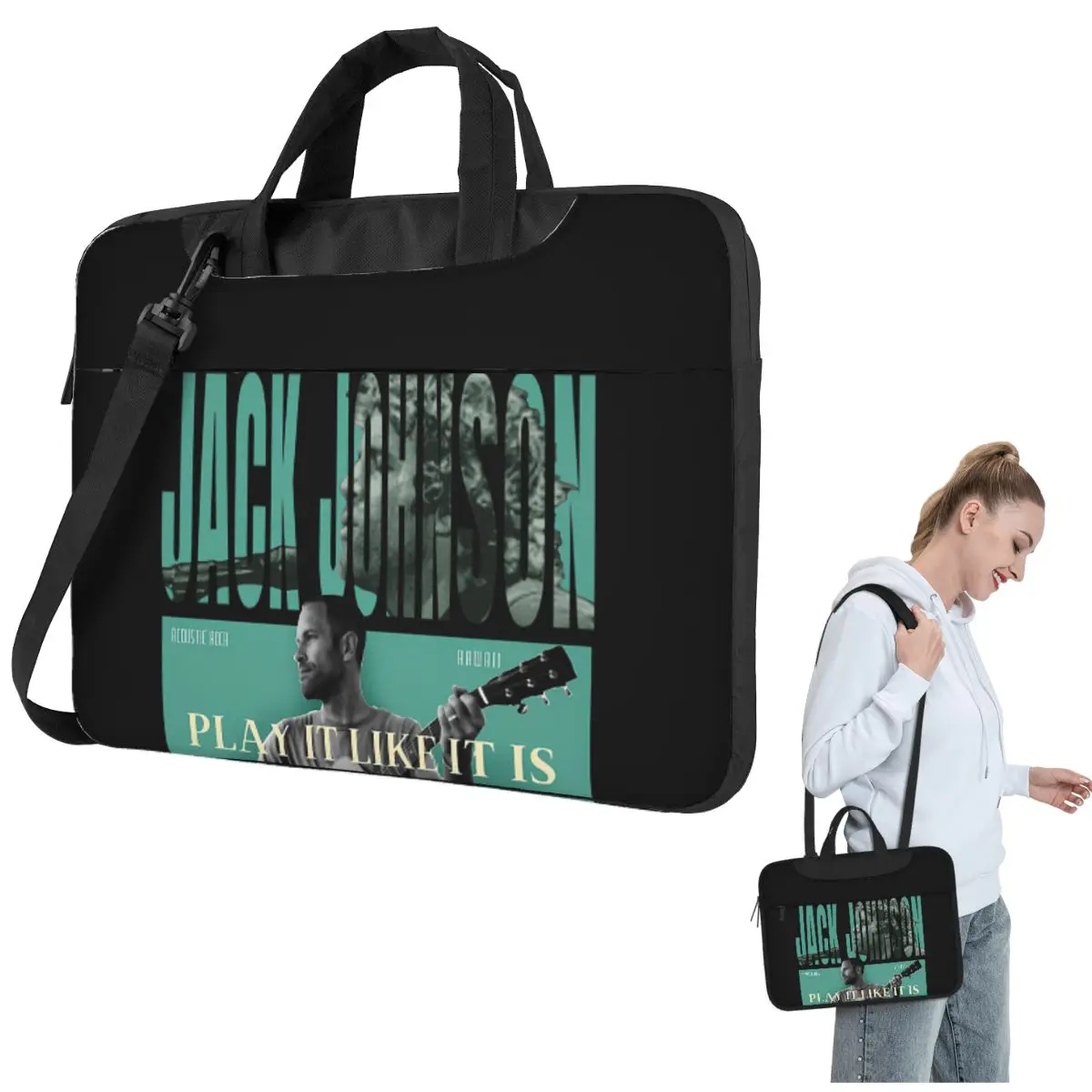 

Джек Дж. Play It Like It Is Сумка для ноутбука через плечо Сумка для компьютера Устойчивая защитная сумка для ноутбука для Lenovo