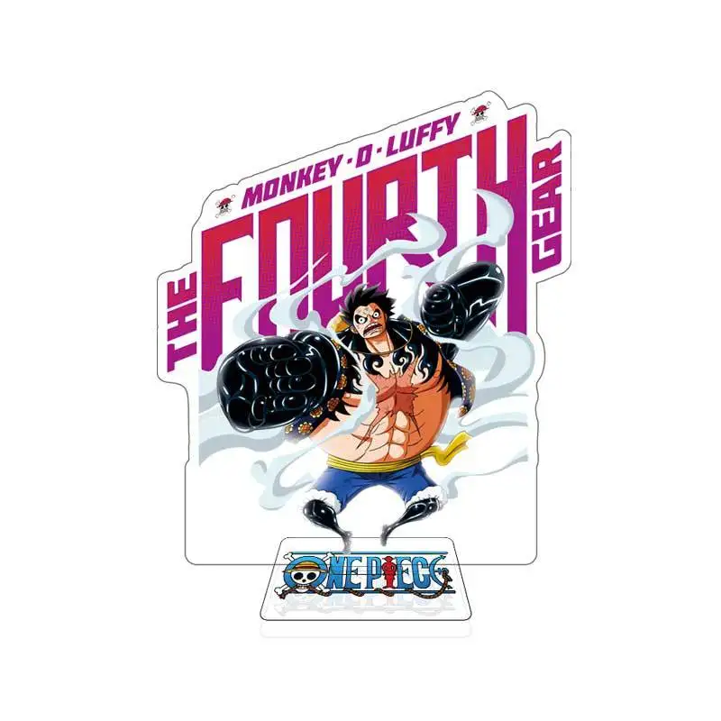 One Piece Acrylic Standees Monkey D Luffy Roronoa Zoro Straw Hat Creative Desktop Ornament Figurine - view 3