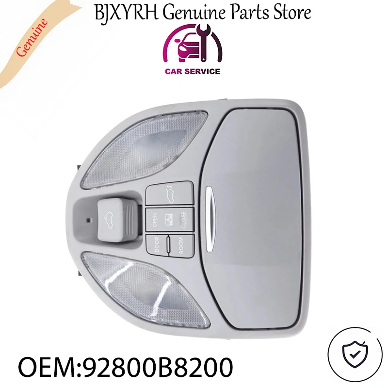 92800B8100 92800B8200 Genuine Overhead Map Lamp for Hyundai Santa Fe Santa Fe Sport 2013-2016 Gray OEM 92800-B8100 92800-B8200