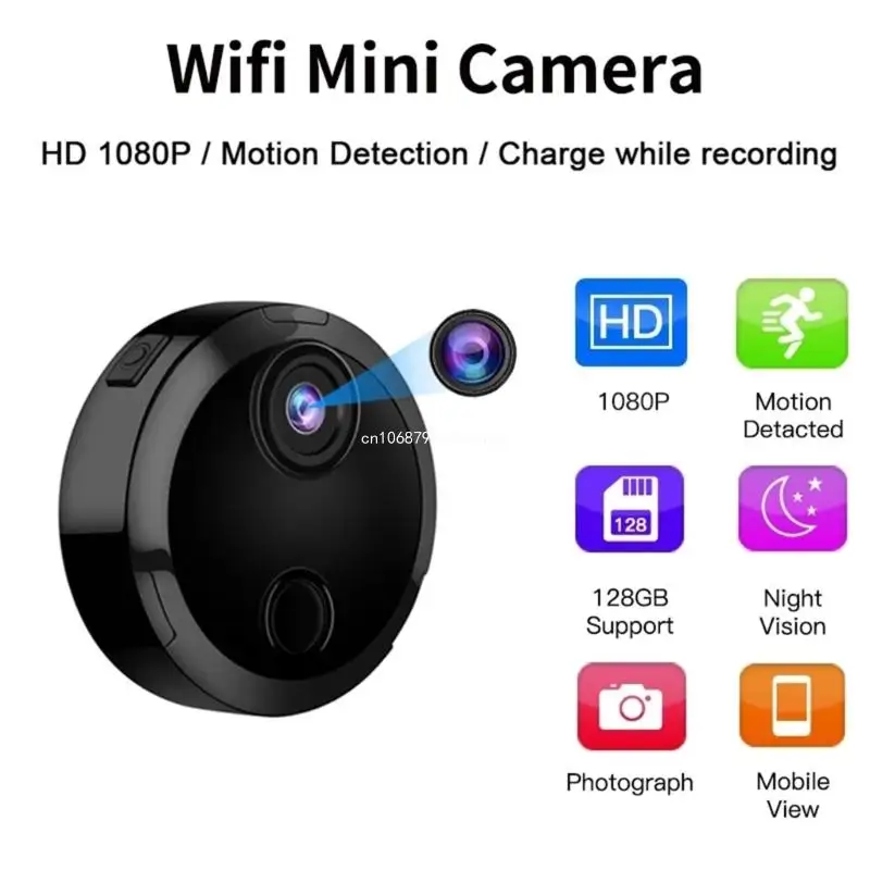 Mini IP Camera HD 1080P Wireless Night Vision Smart Home Security Surveillance Webcam Wifi Remote With Motion Detection