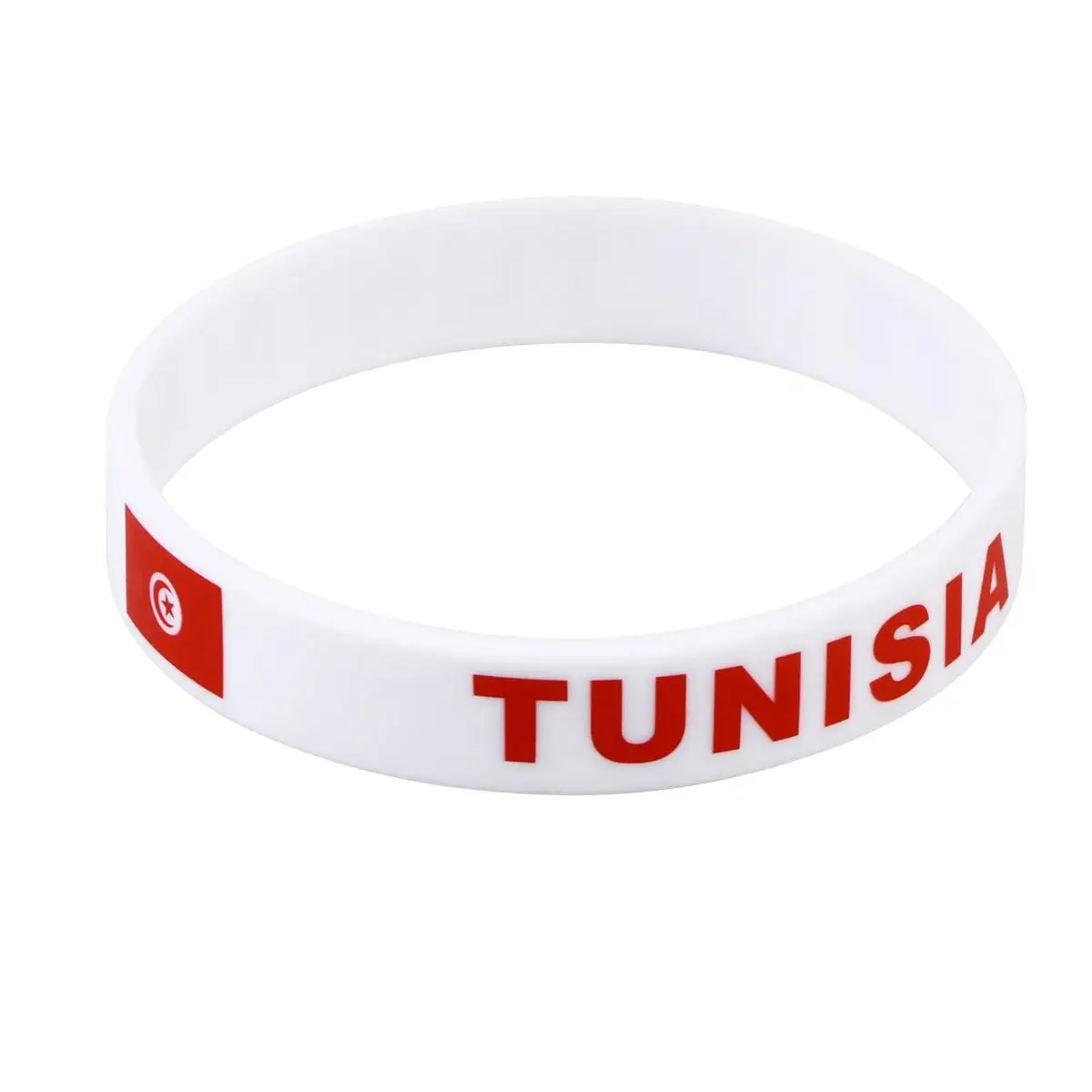 

Silicone Wristbands Country Bracelets Flags Bands One Size Fits Most Soft Comfortable Game Fan Accessory