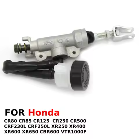 Rear Caliper Brake Master Cylinder For Honda CR125 CR250 CR500 CRF230L CRF250L XR250 XR400 CBR600 VTR1000F VTR1000 43510-KZZ-305