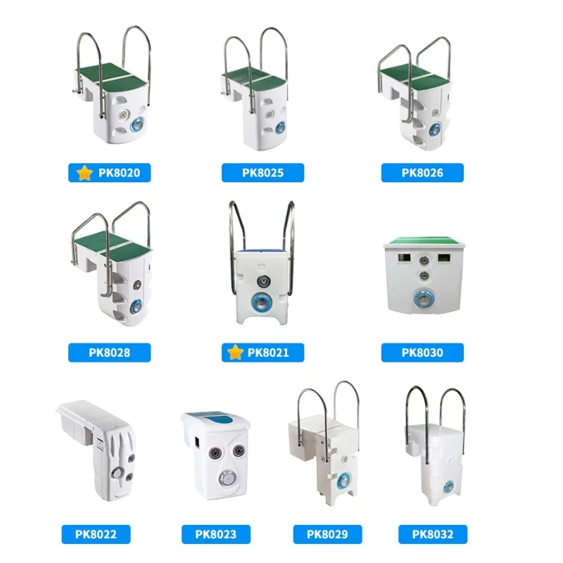 Оборудование для бассейна Беструбный настенный фильтр Встроенная система фильтрации бассейна Полный комплект аксессуаров
