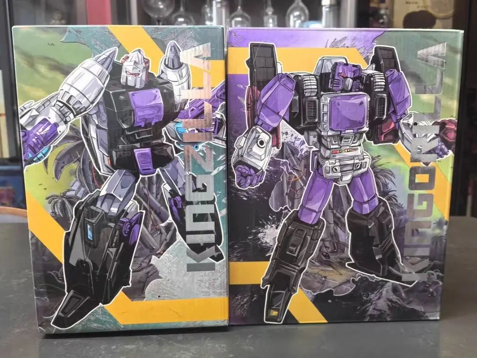 

In-stock Transforming Toy Fantasy Model KFC Wild Dragon Ape Face Three-Mode Warrior Metallic Articulated Figure Collectible Gift