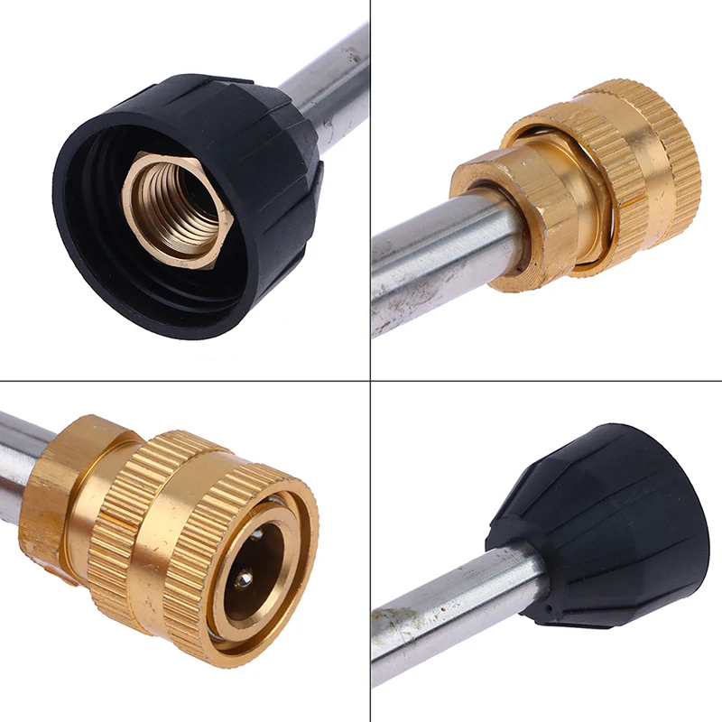 16.3cm*3.5cm Lithium Car Washer Stainless Steel Extension Rod Lithium Water Gun Wireless Car Washer Extension Rod Nozzle