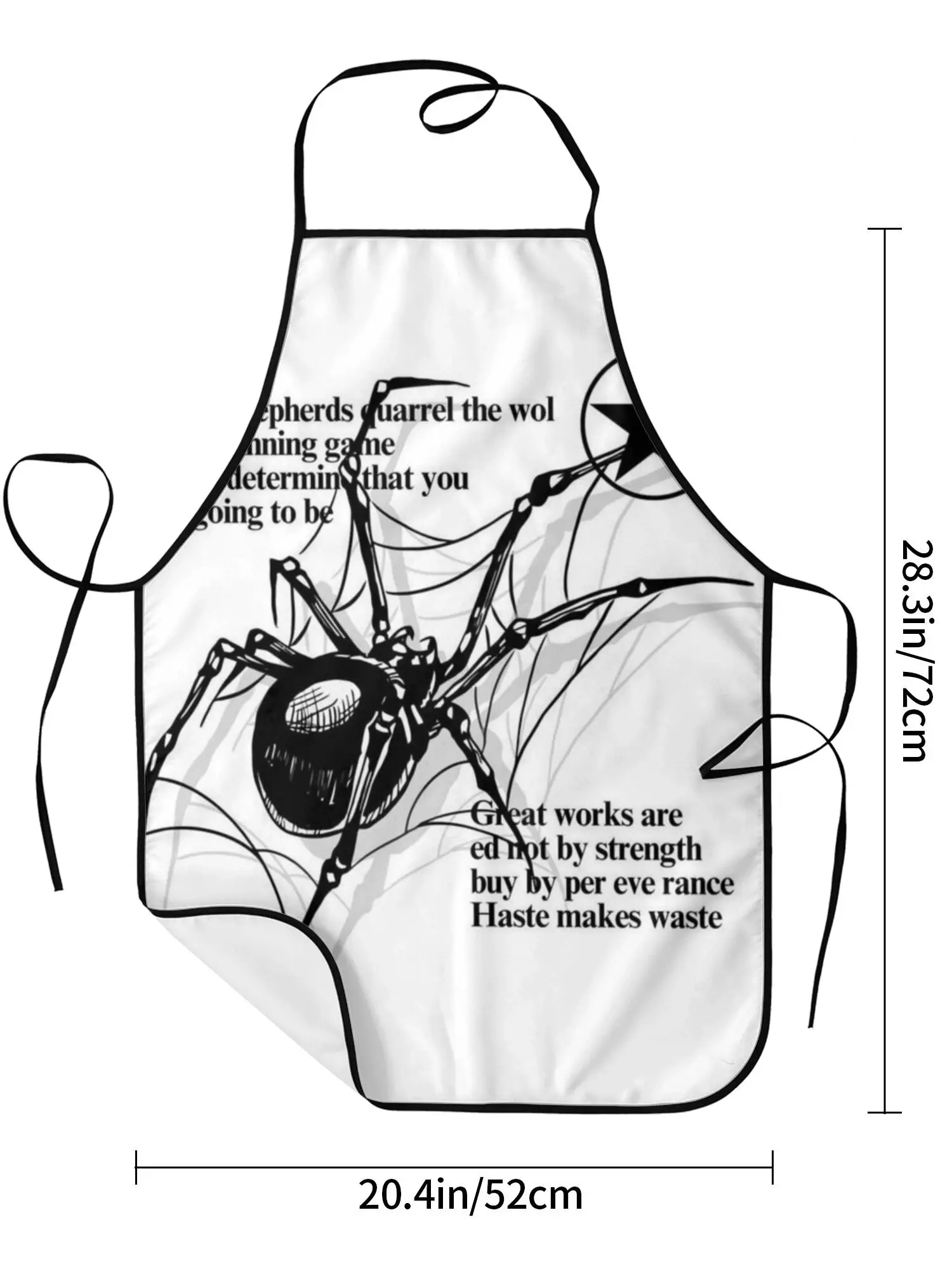 Apron with a Retro Fashion Design for Cooking in Restaurants