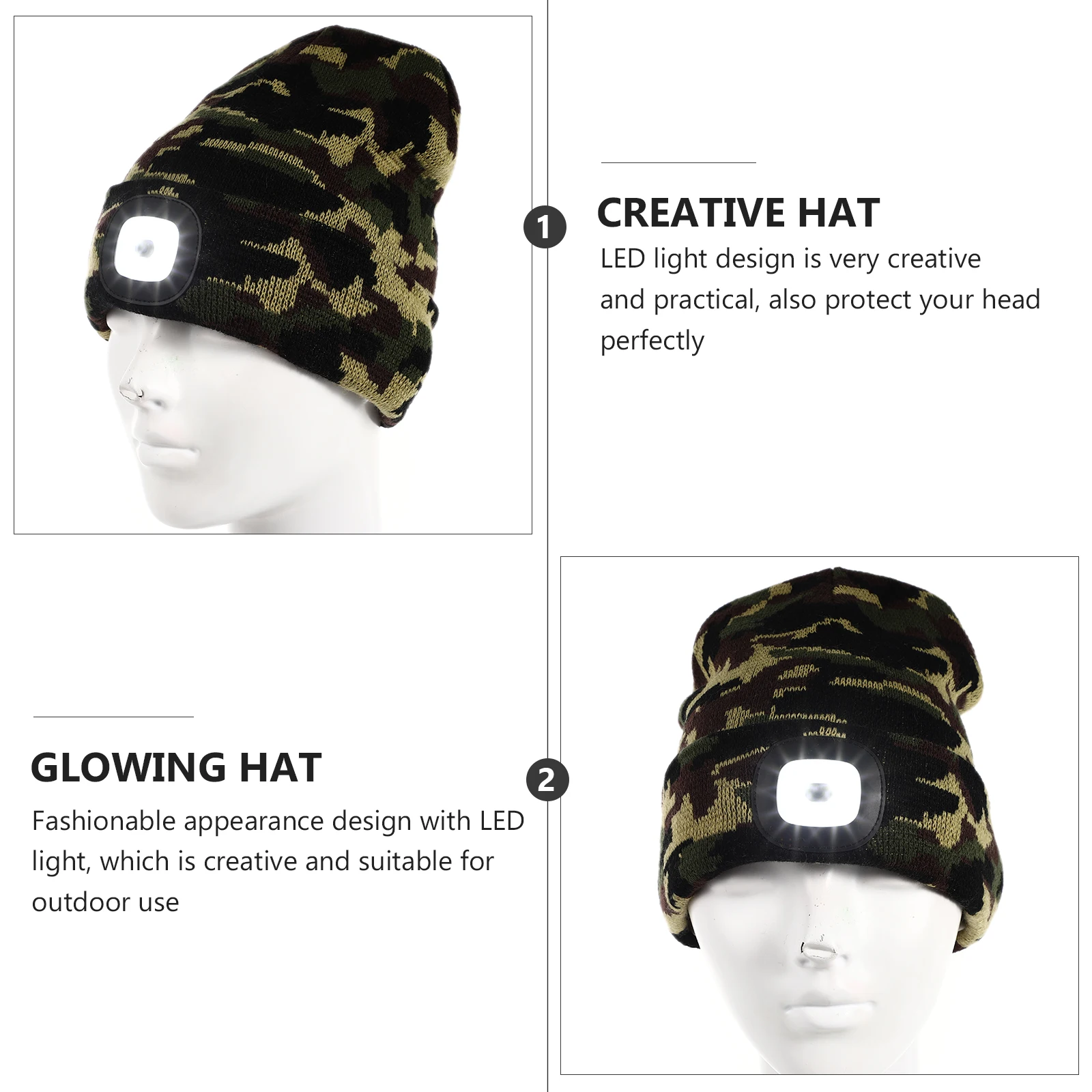 

LED Light for Led Light Stylish Hat Autumn Winter Glowing Hat Outdoor Fishing Glow Stylish Creative Luminous Cap