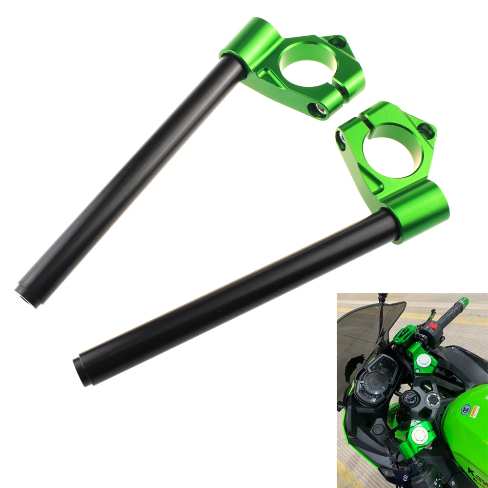 

Motorcycle Modification Clip Handle Bar Handlebars Fork Tube Handle Bar System Lower Sport Kit For Kawasaki NINJA400 ninja 400