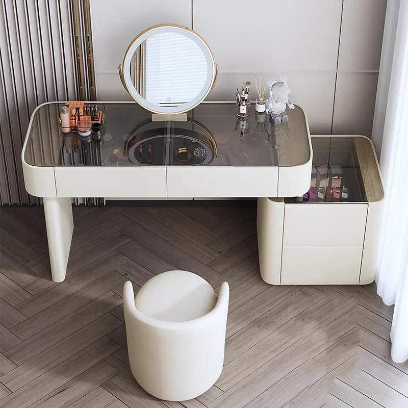 

Hotel Furniture Makeup Table Modern Nordic Room Dressing Rooms Luxury Girls Bedside Dresser Bedroom Items Tocadores Woman Chair