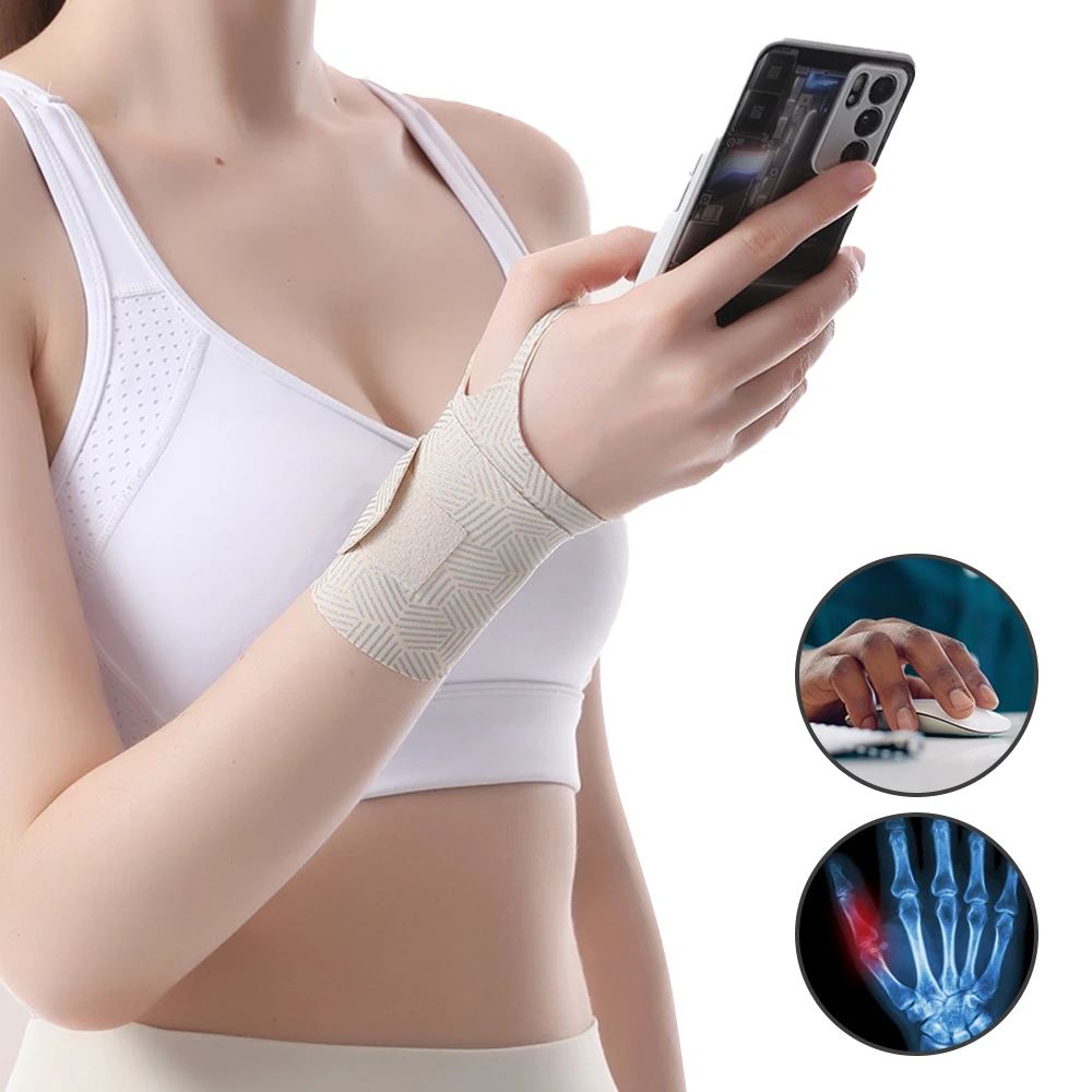 Ultra Thin Wrist Brace Support , Sport Wrist Thumb Compression Wraps for Carpal Tunnel, Adjustable Wrist Straps for Men Women