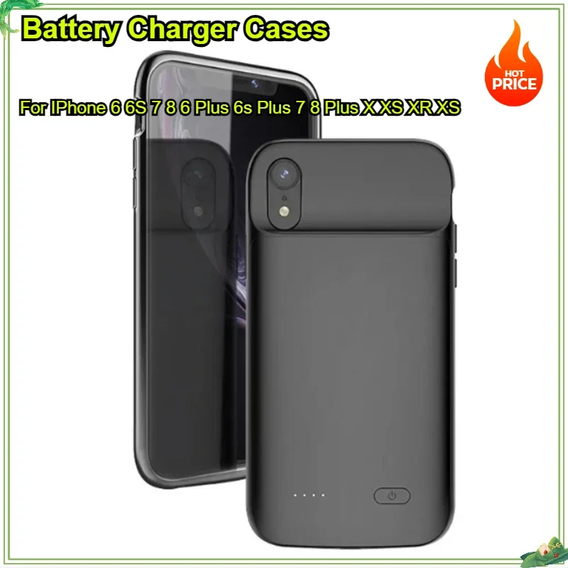 

10000mah Battery Charger Case for IPhone 6 6S 7 8 6 Plus 6s Plus 7 8 Plus X XS XR XS Max Battery Case Portable Power Bank Cover