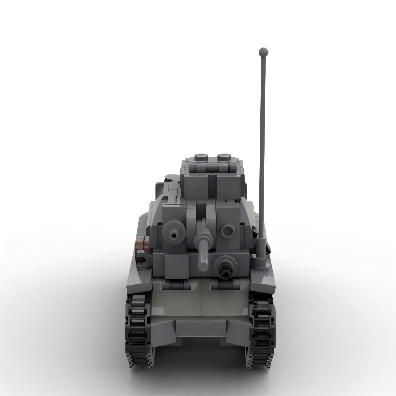 MOC Deutscher Leichter Panzer LT-38 Militärisches Gepanzertes Artilleriefahrzeug Bausteine Kinderpuzzle Spielzeug Modell Jungen Geburtstagsgeschenke – Detail 5