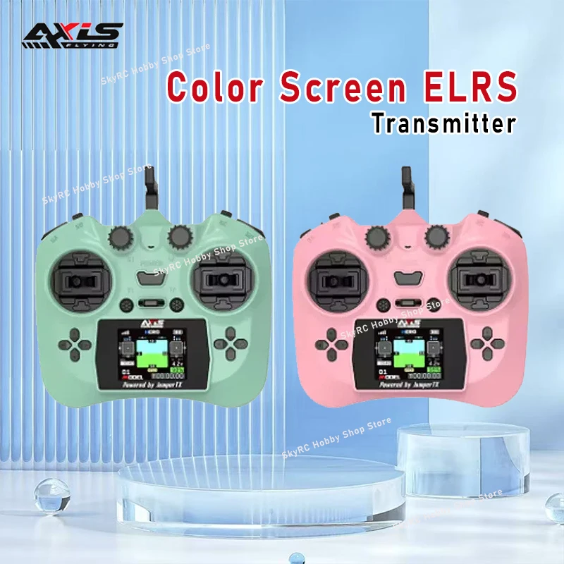Axisflying 2.4G ELRS Smart Transmitter HD Screen Hall Gimbals 100mW 12CH Spare Parts for FPV Freestyle