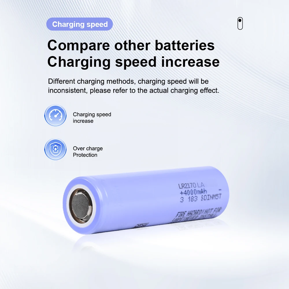 Lithium ion rechargeable battery with a capacity of 4000mAh and a large capacity of 3.6V can be used for power tools