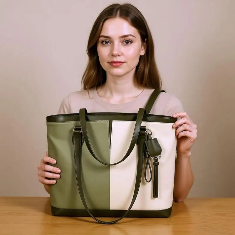 

R53C Fashionable Multifunctional Bag Purse With Dedicated 40Oz Bottle Pockets And AntiSlip Feet For Professionals