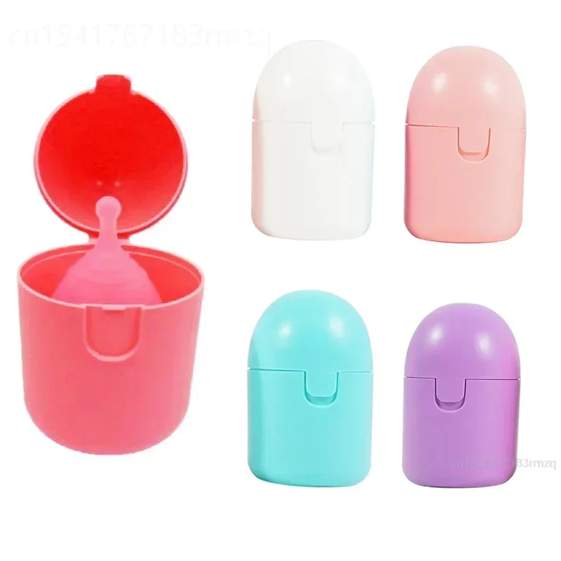 Portable Menstrual Cup Storage Case Medical Silicone Leak-proof Lady Women Menstrual Period Cup Storage Case Feminine Hygiene