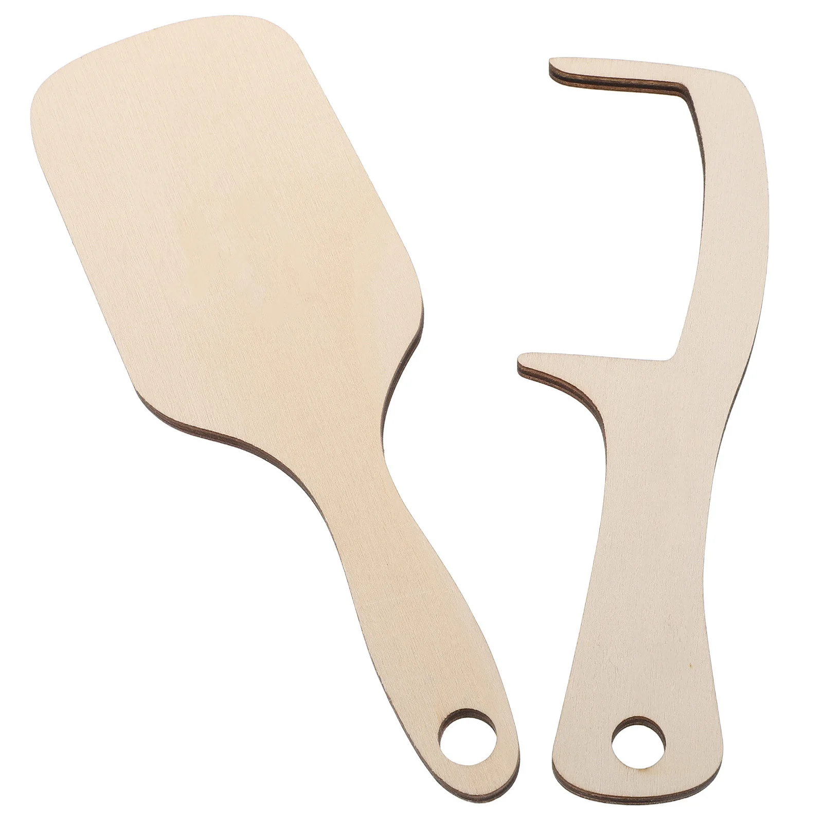 

2pcs Bald Funny Grooming Giant Novelty Valentine Gift Giant Comb Creative Wooden Design Styling Tools