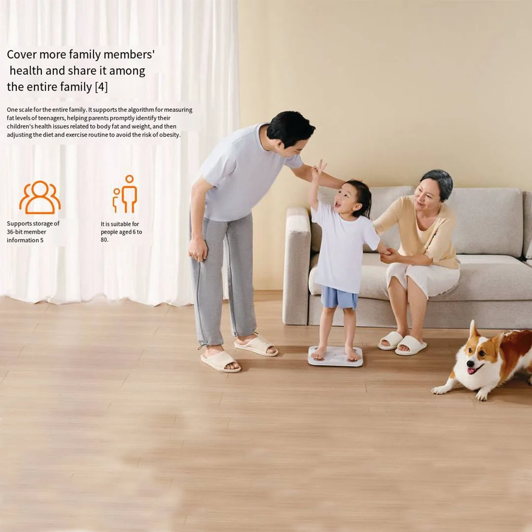 Xiaomi Weegschaal Bluetooth 5.0 Mijia Lichaamsvet Schaal S400 Smart Home Lichaamssamenstelling 150KG Test Hartslag Verborgen LED Display