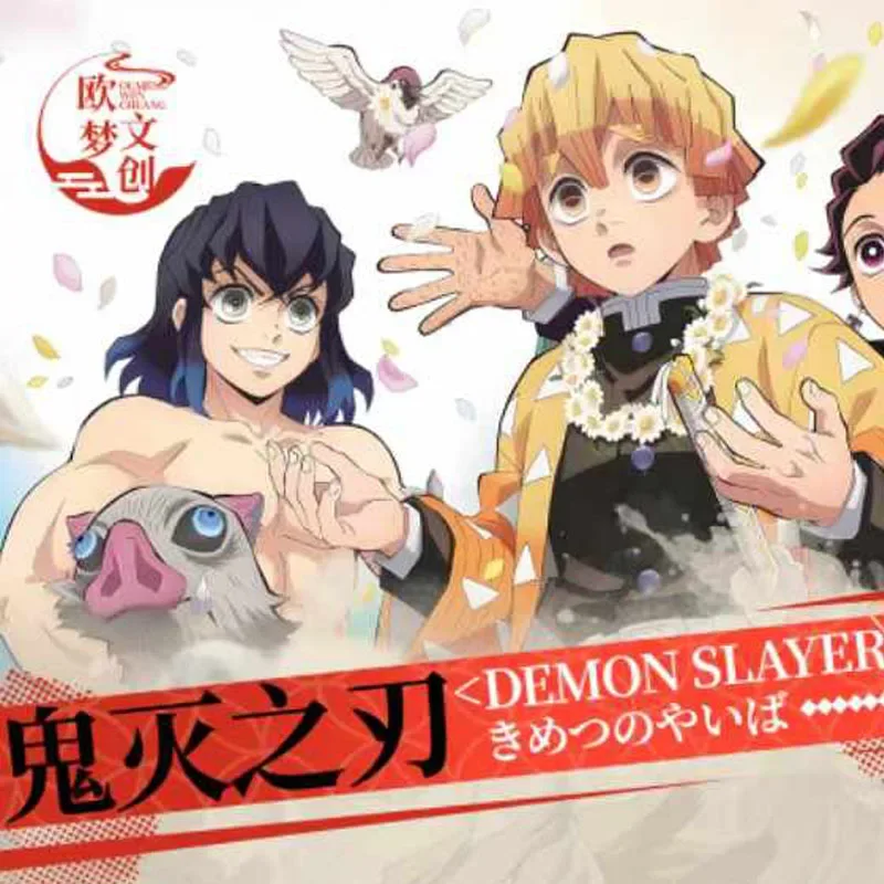 Oumeng Original Demon Slayer Card Kamado Tanjirou Kamado Nezuko Hashibira Inosuke Rare Anime Character Collection Card Toys Gift