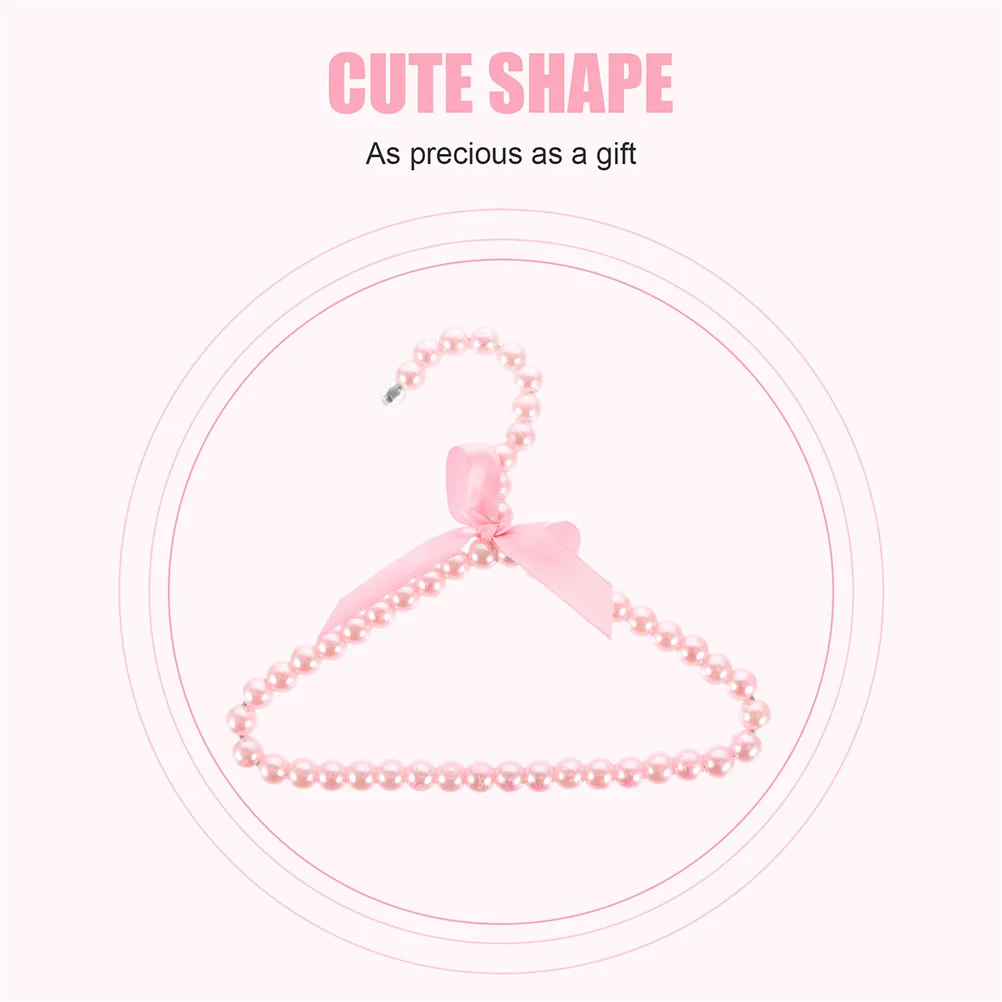 

5 Pcs Baby Children's Pearl Hanger Bridesmaid Babies Dolls Kid Hangers Plastic Kids