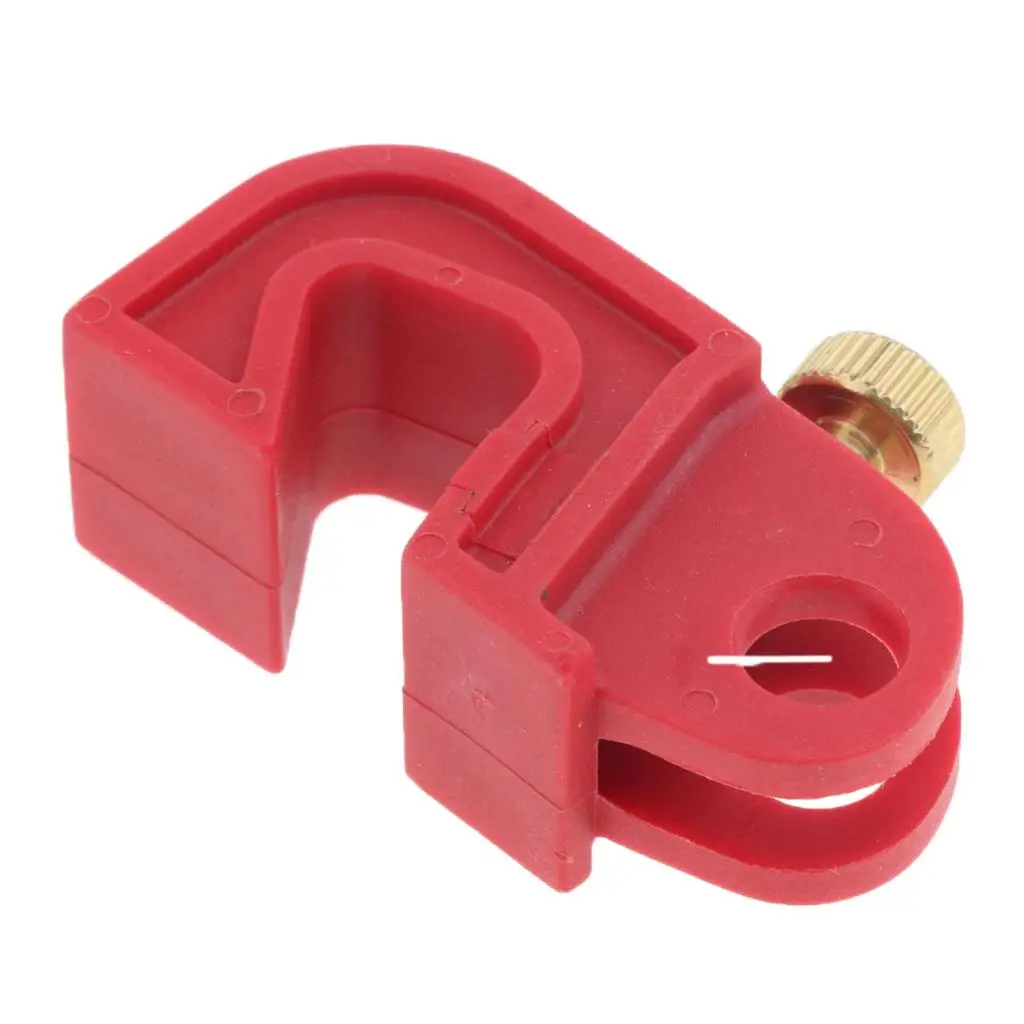 Disyuntor Universal rojo con tornillo, hecho de nailon relleno de vidrio, resistente y duradero