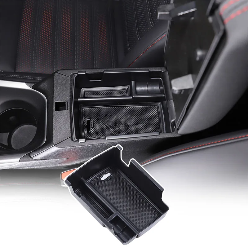 ABS Black For Alfa Romeo Tonale 2022-2024 Car Center Control Armrest Box Storage Box Multifunctional Storage Box Car Accessories