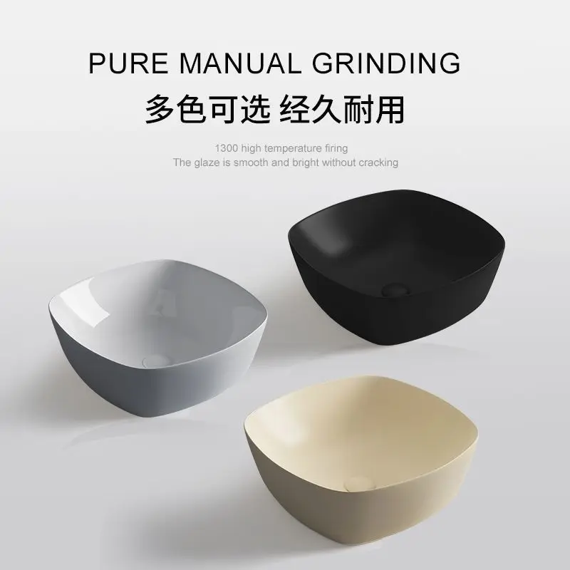 On-stage basin, wash basin, ceramic wash basin,small apartment balcony wash basin