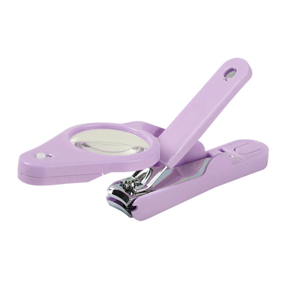 

Durable Stainless Steel Nail Clipper LED Light Fingernail Toenail Kids Child Magnifying Glass Adjustable Portable Scissors Foot