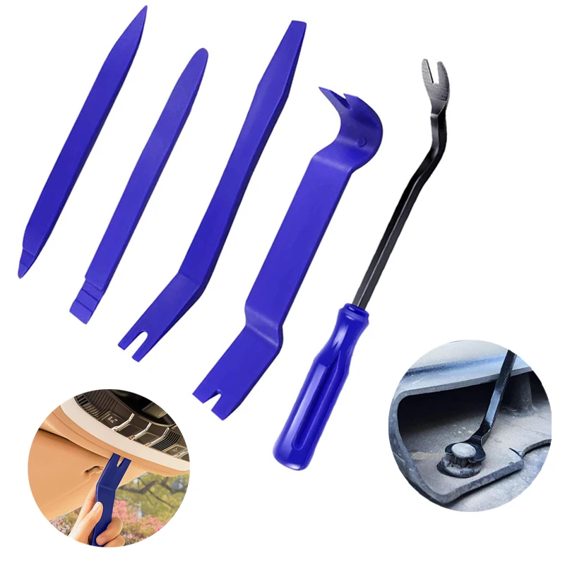 Car Door Clip Panel Trim Removal Tools Navigation Blade Kits Disassembly Plastic Car Interior Repair and Conversion Tool Kit