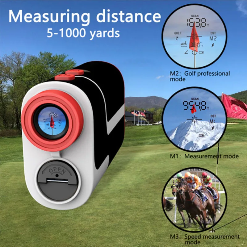 Cross-border Outdoor Handheld Telescope Rangefinder High-precision Angle Compensation Measuring Instrument Golf Rangefinder