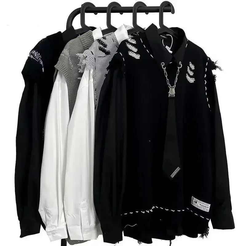 

Bla Knitted Waistcoat for Men with Holes Straight Cut Youthful Vitali Sle Autumn 2024 Collection Eighteen Pants