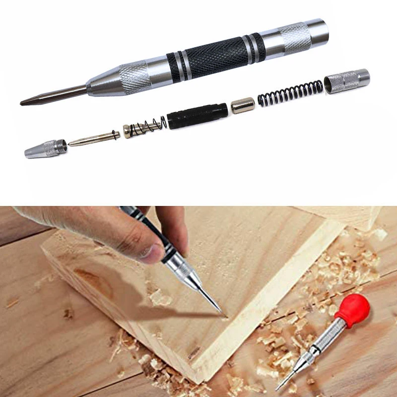 Siêu Tự Động Trung Tâm Đục Lỗ Tướng Tự Động Trung Tâm Đấm Lò Xo Điều Chỉnh Nạp Mũi Khoan Kim Loại Dụng Cụ Trung Tâm Bấm Lỗ