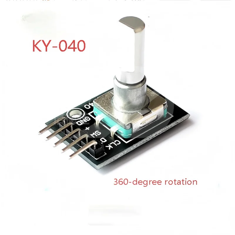 2PCS KY-040 HW-040 360 Degrees EC11 Rotary Encoder Module  For Arduino Brick Sensor Switch Development Board