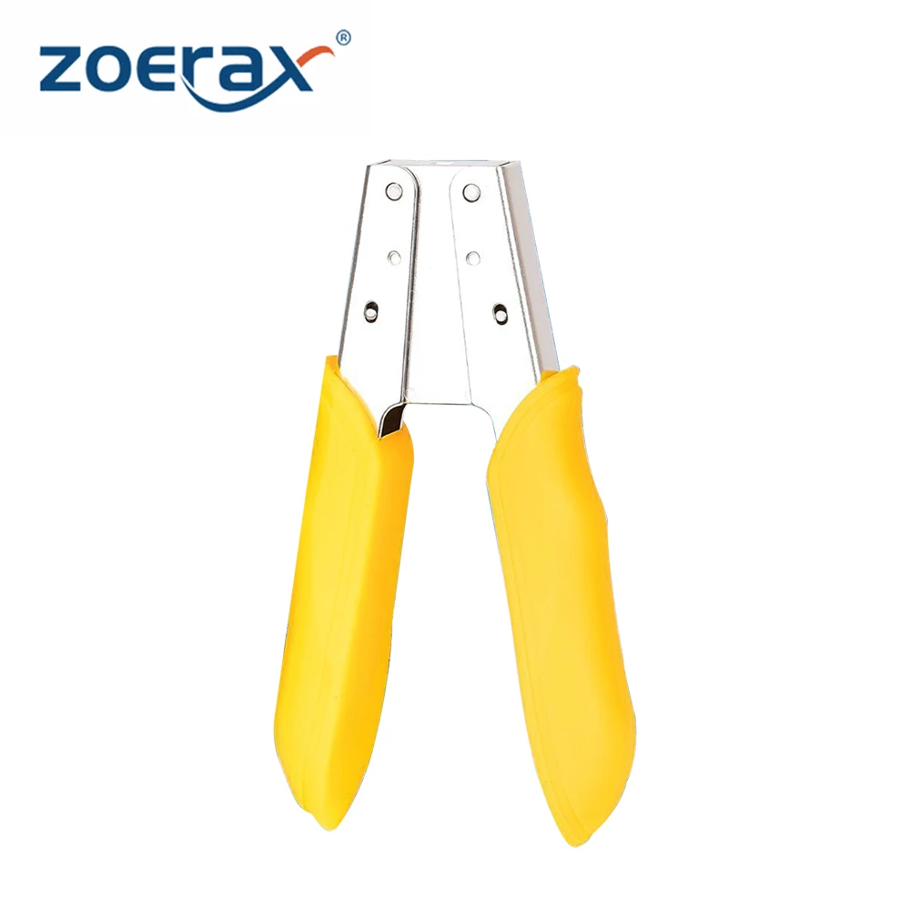 

ZoeRax Stainless Steel Fiber Optic Stripping Tool - FTTH Cable Stripper and Optical Pliers for Precision Fiber Stripping