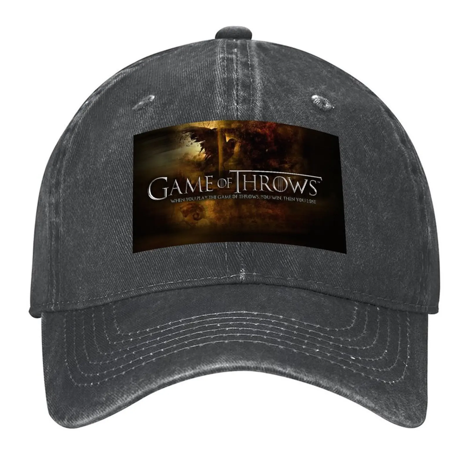 

Game of Throws Meme Art Baseball Cap men's big size hat Fashion Beach Icon New In The Hat Trucker Hats For Men Women's