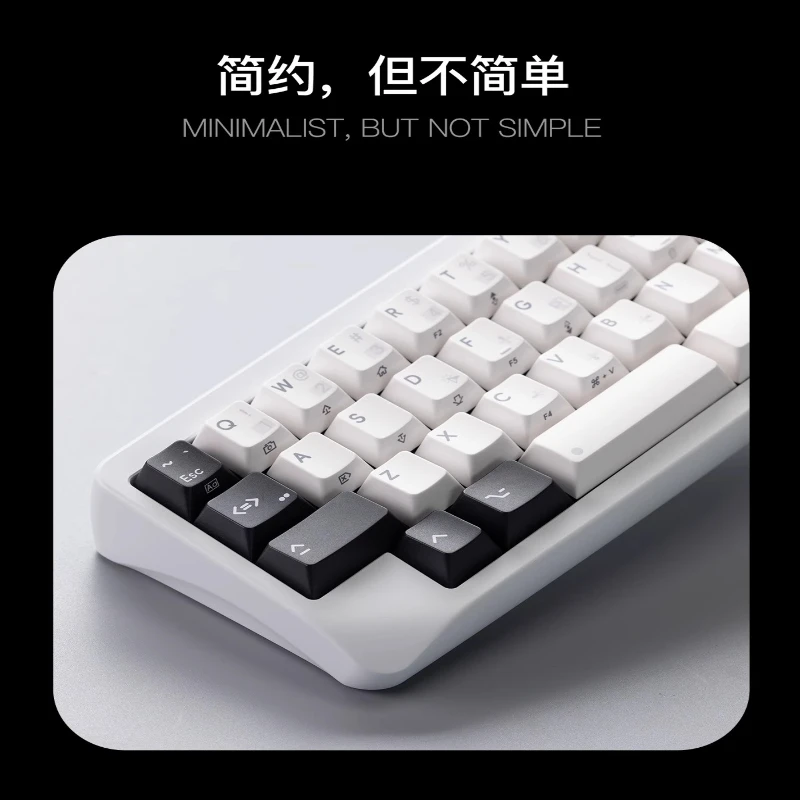 KBDfans Agar Mini Mechanical Keyboard Custom Hot-swap White CNC Dual-mode Wireless Bluetooth Portable 40  VIA/VIAL for Gamers