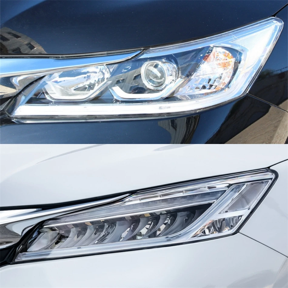 For Honda Accord 9.5Th Generation 2016 2017 Car Gadgets Lights Lens Shell Headlamp Car Front Headlight Lens Cover Lights Shell