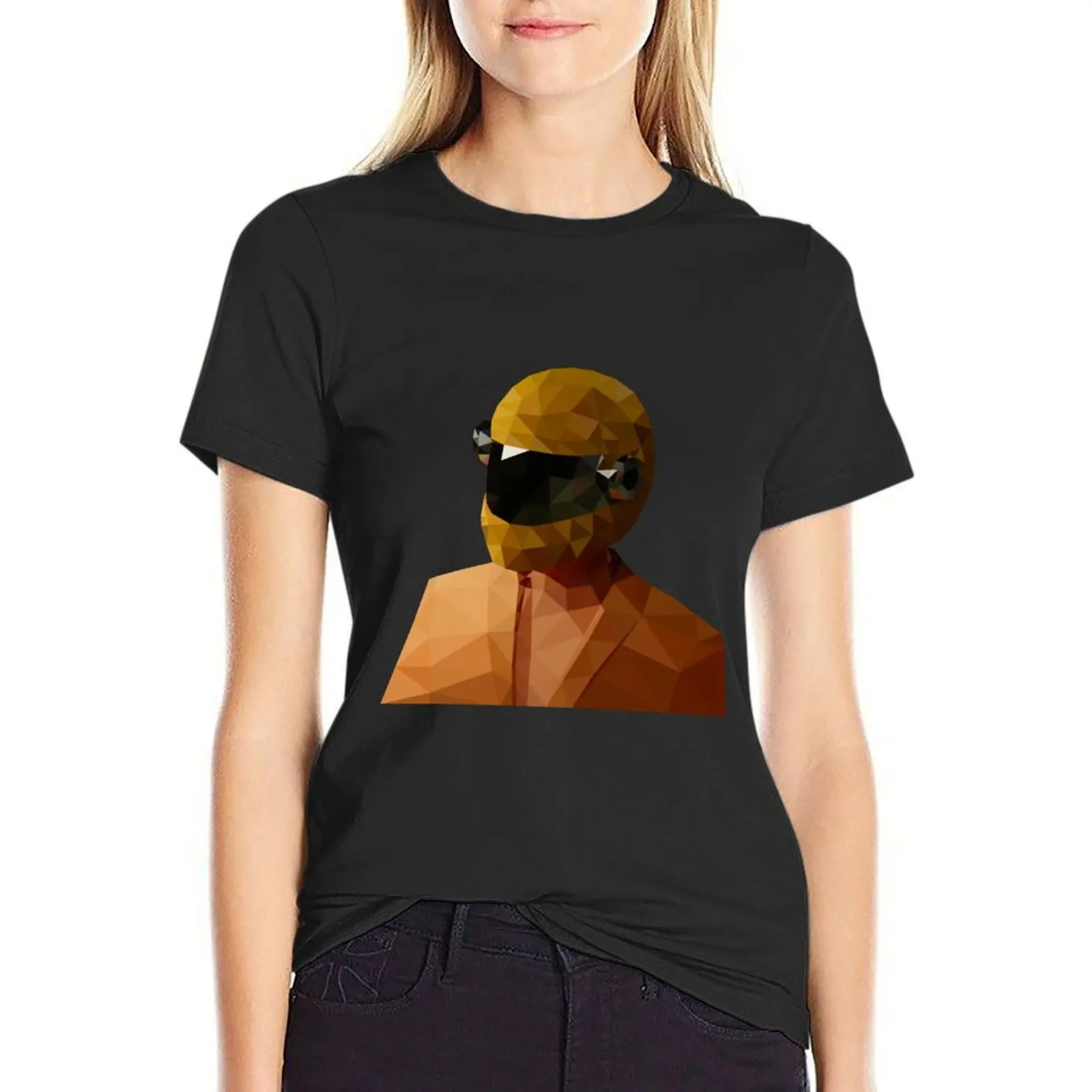 Low Poly Kraft Punk Sticker T-Shirt blacks sweat cat shirts for Women
