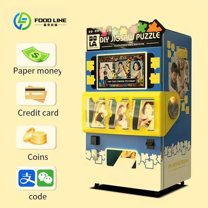 Custom Commercial Hot Sale Touch Screen Automatic Jigsaw Puzzle Vending Machine for Retail Amusement Park Wholesale Business