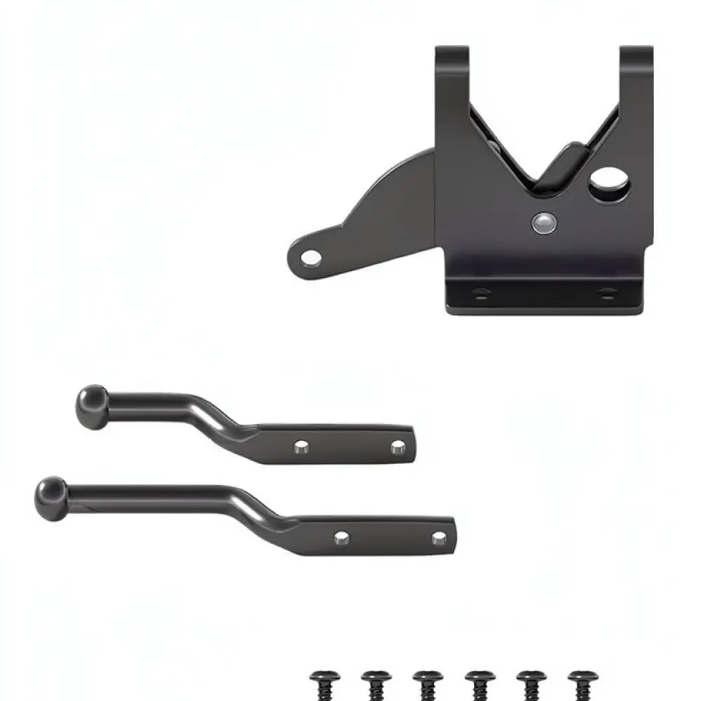 Auto Gravity Gate Latch For For SKYSEN Backyard Wood Fence Lock Carbon Steel Security Hardware Durable Garden Gate Bolt