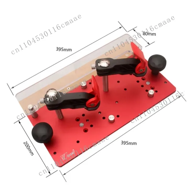 45 and 90 Degree Cutting Woodworking Pushblock Precision Miter Gauge for Router Table Jointer and Band Saws