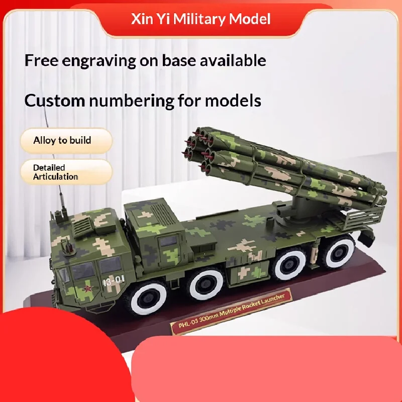 

Сборная модель ракетной установки Xinyi 1 30 PHL03 300 мм S300 из сплава с подвижными элементами для коллекционеров