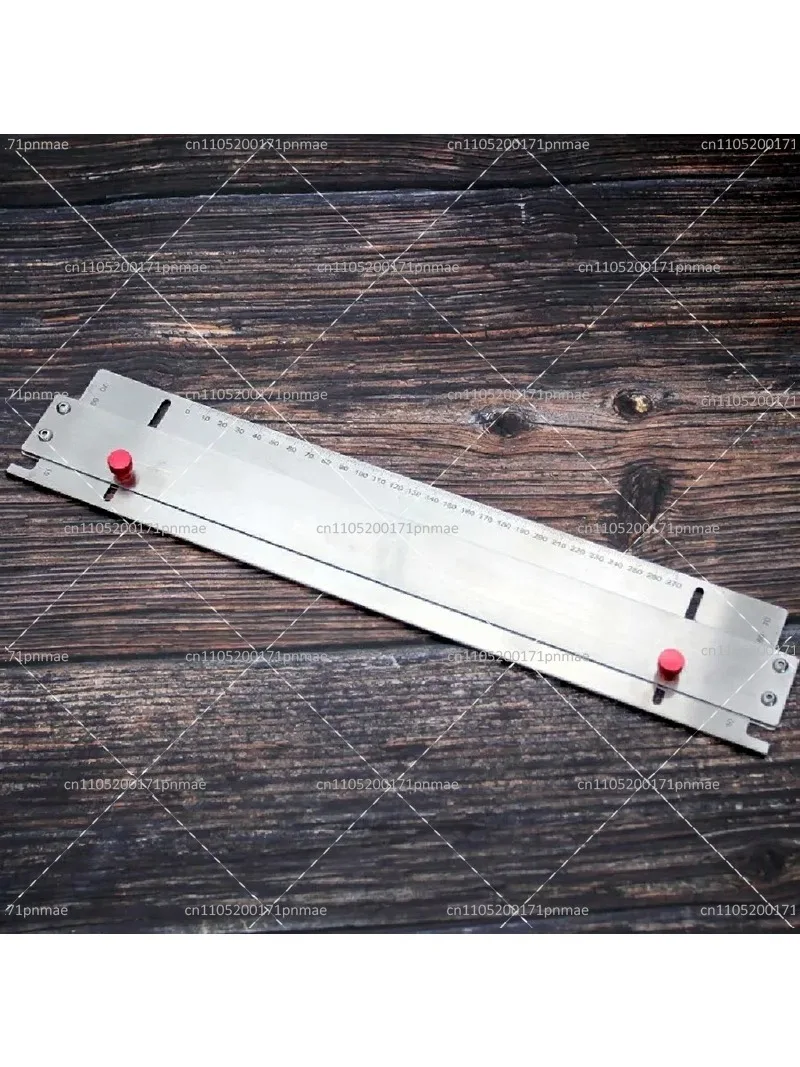 Adjustable Cutting Ruler for Leather Strips, Belts, Straps & Collars