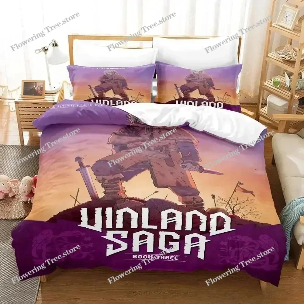 

3D Anime Vinland Saga Bedding Set Single Twin Full Queen King Size Bed Set Adult Kid Bedroom Duvet cover Sets For Home Textiles0