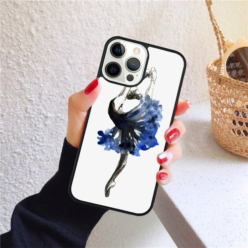 Ballet Ballerina Dance Shoes Phone Case for IPhone 15 14 12 13 Mini 7 8 PLUS X XS XR 11 PRO MAX SE 2020 Back Cover Fundas Shell