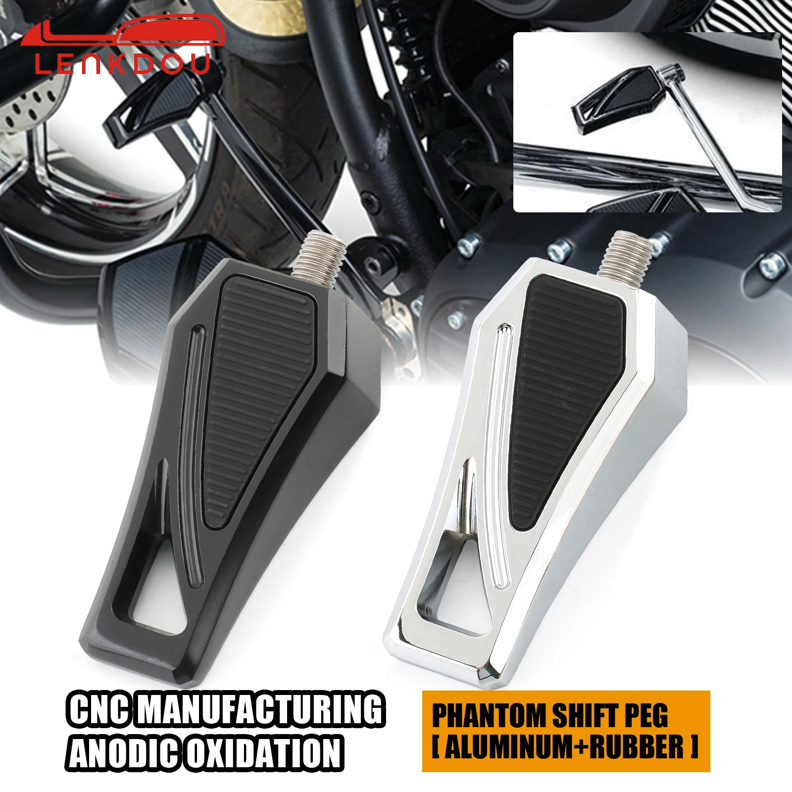 

Motorcycle Shifter Peg Phantom Heel Toe Shift Pegs For Harley Sportster 883 1200 Touring Street Glide Dyna Softail Low Rider