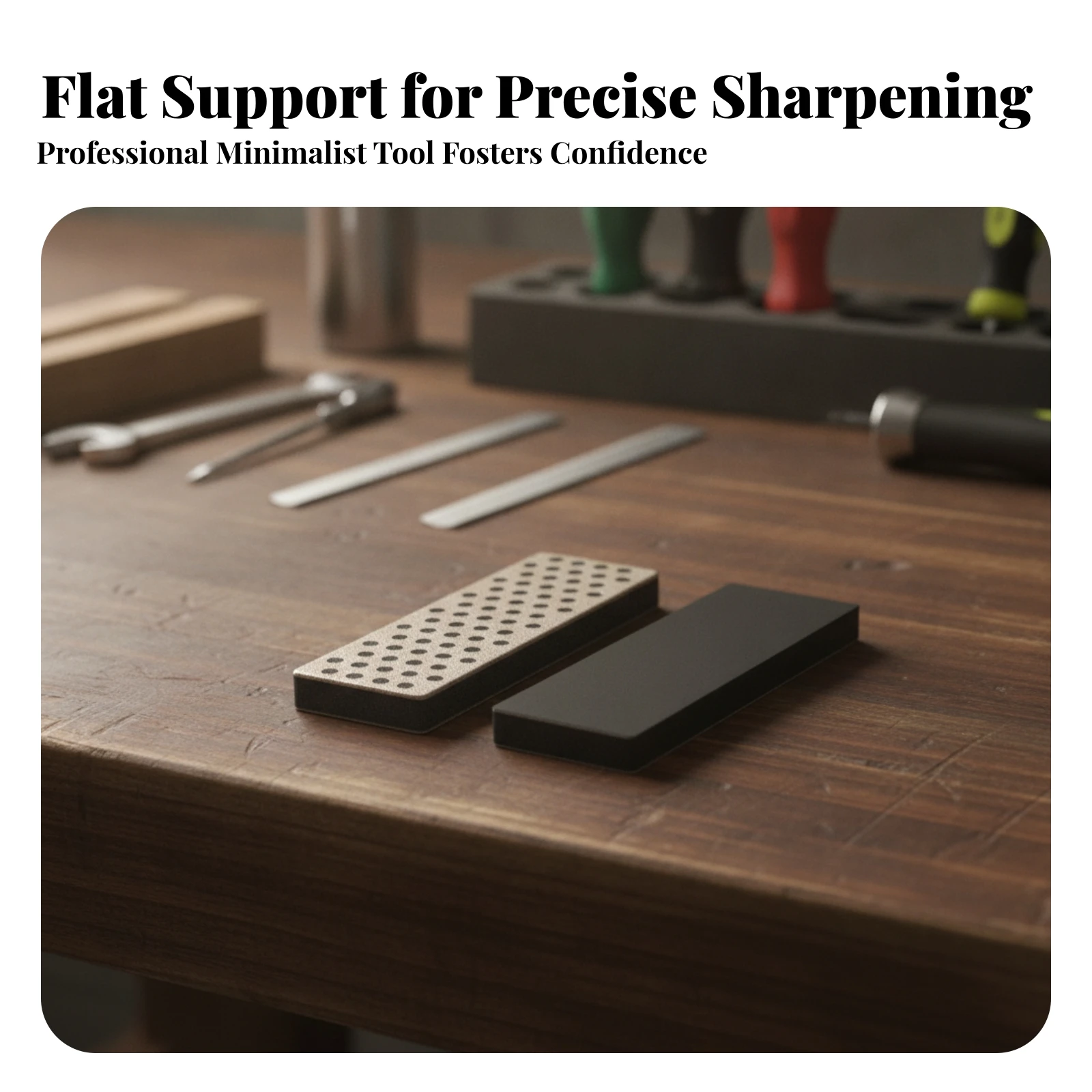 Ski Board Sharpening Stone Lightweight Diamond Sharpening Stone Premium Precision for Skiers, Outdoor Snow Sports