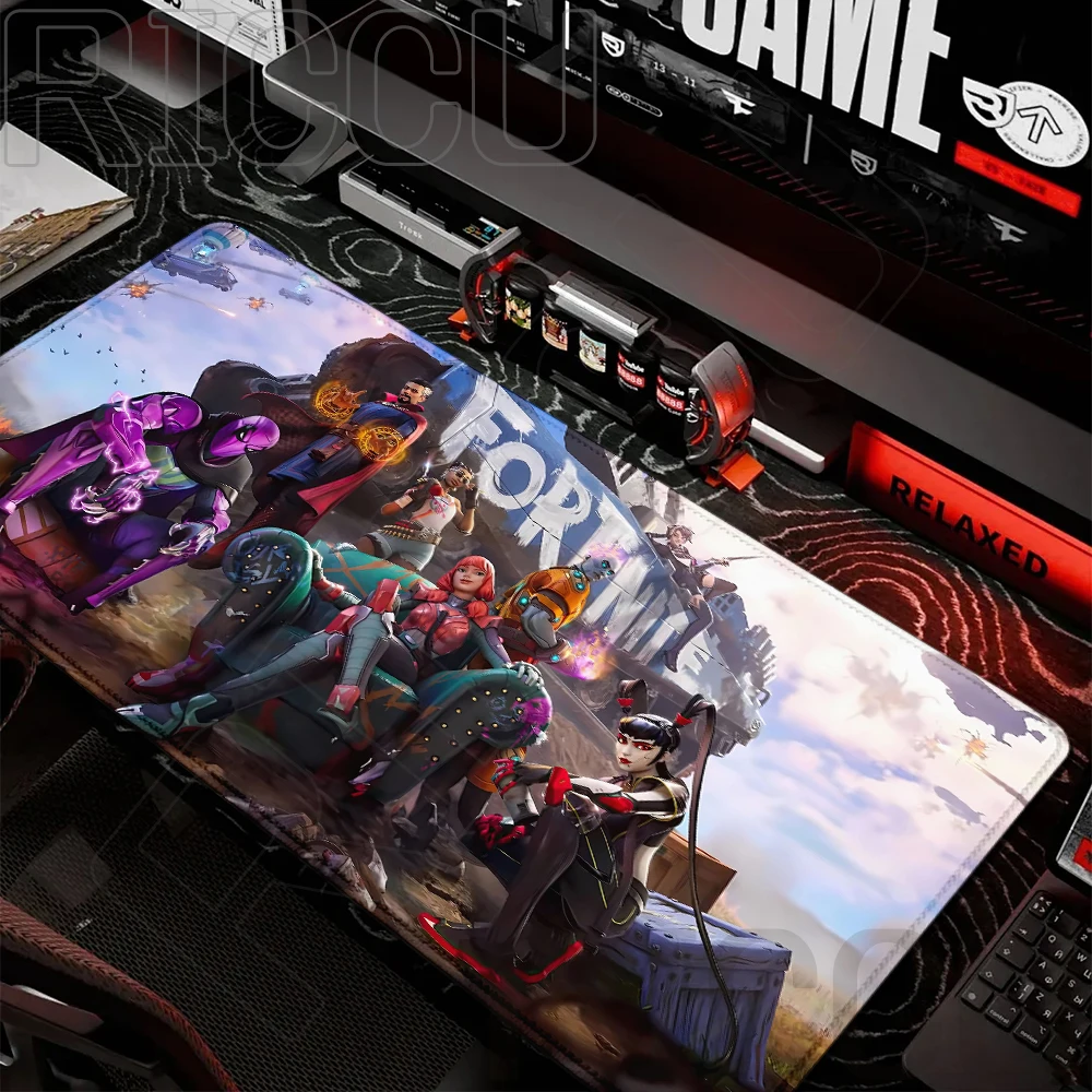 

Настольный коврик F-Fortnite, игровой коврик для мыши, аниме 40X90 см, Xxl, компьютерные аксессуары, коврики для геймера, расширенные коврики, офисные офисы, ПК, рабочий стол